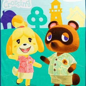 Animal crossing throw